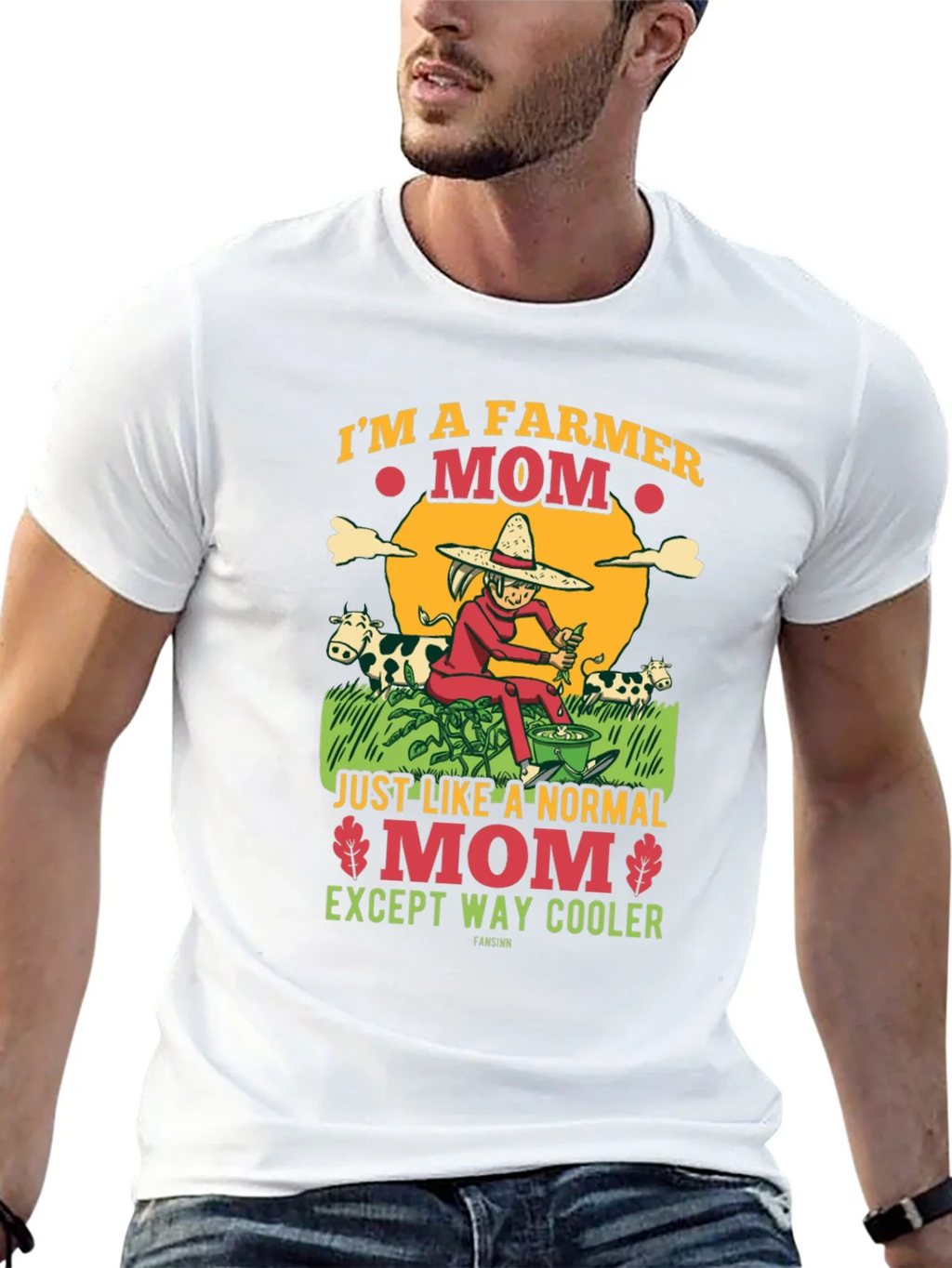 Farmer Mom Graphic Tee - Cool Mothers Day Gift product image 12