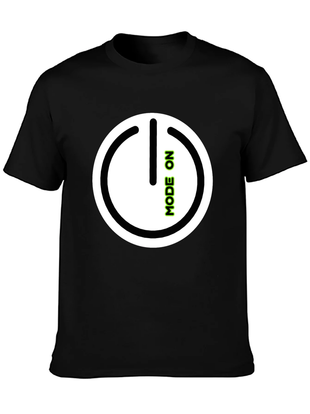 Mode On Black Graphic Tee product image 3