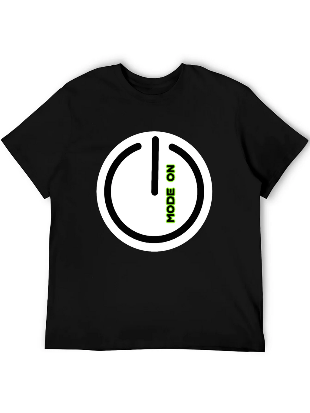 Mode On Black Graphic Tee product image 5