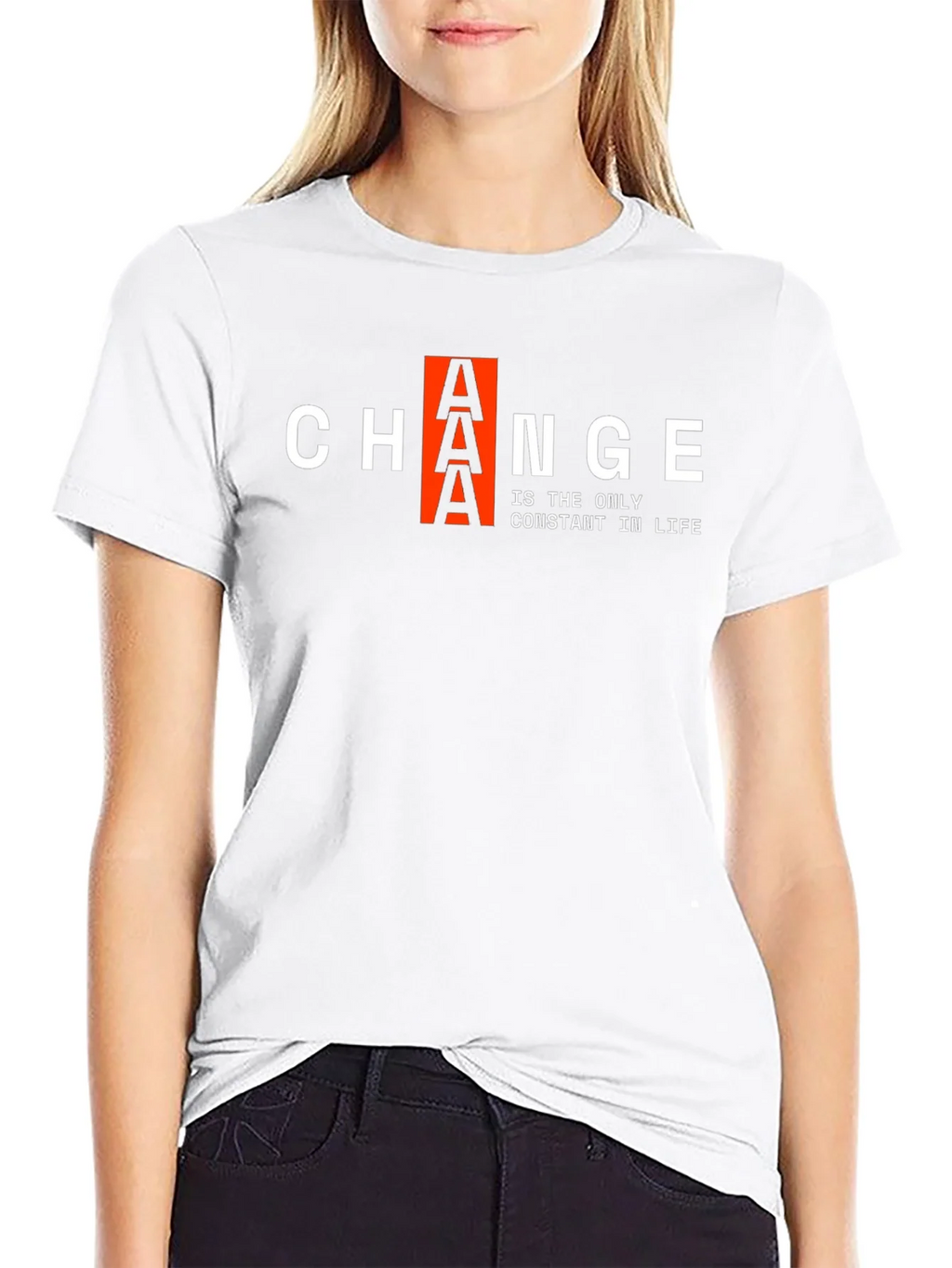 Change is Constant T-Shirt | Black Graphic Tee product image 8