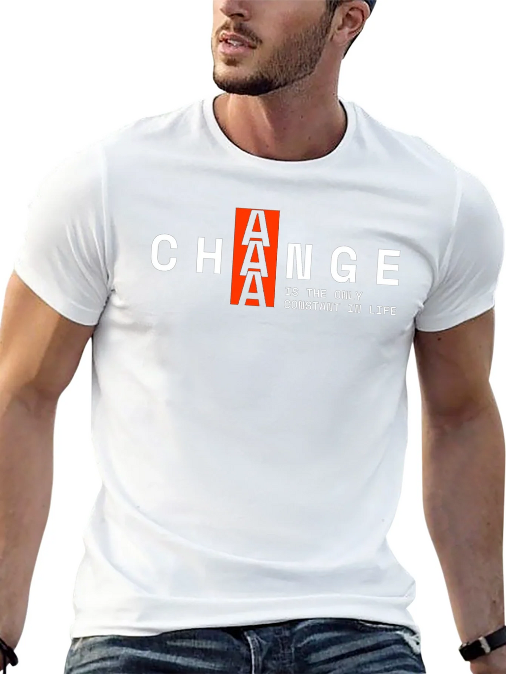 Change is Constant T-Shirt | Black Graphic Tee product image 12