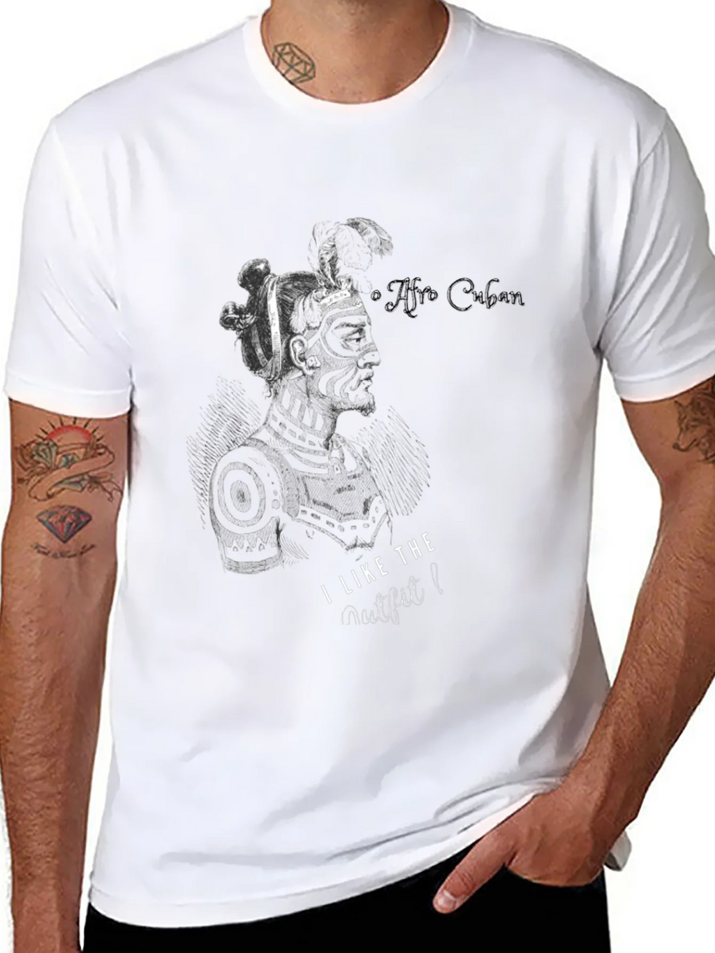 Afro Cuban T-Shirt: Unique Graphic Tee for Stylish Men product image 7