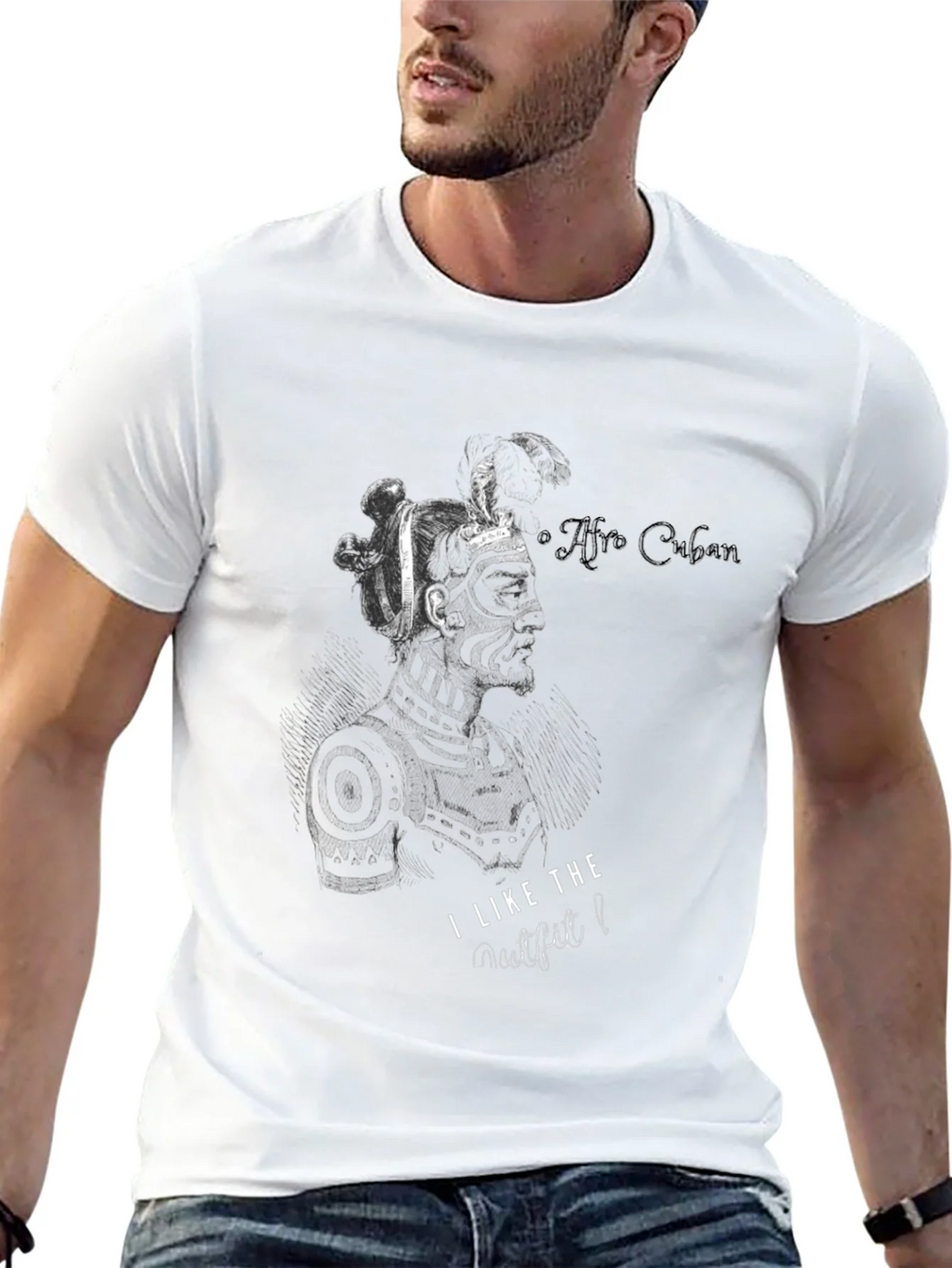 Afro Cuban T-Shirt: Unique Graphic Tee for Stylish Men product image 12
