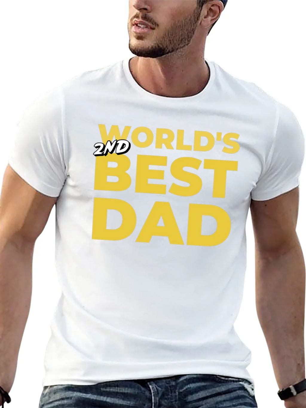 Worlds 2nd Best Dad T-Shirt product image 12