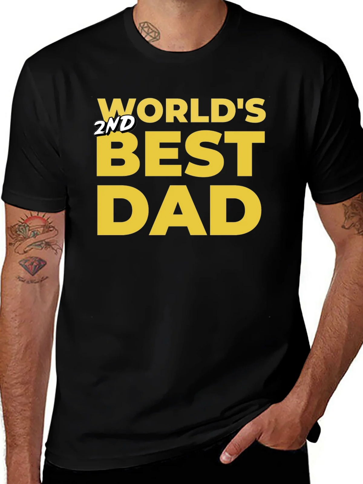 Worlds 2nd Best Dad T-Shirt product image 1