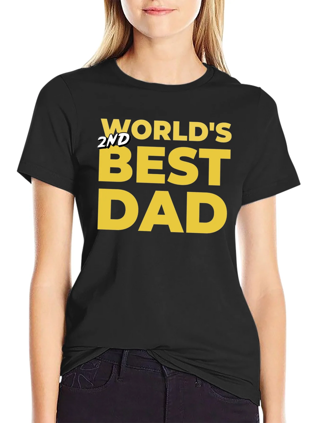 Worlds 2nd Best Dad T-Shirt product image 2