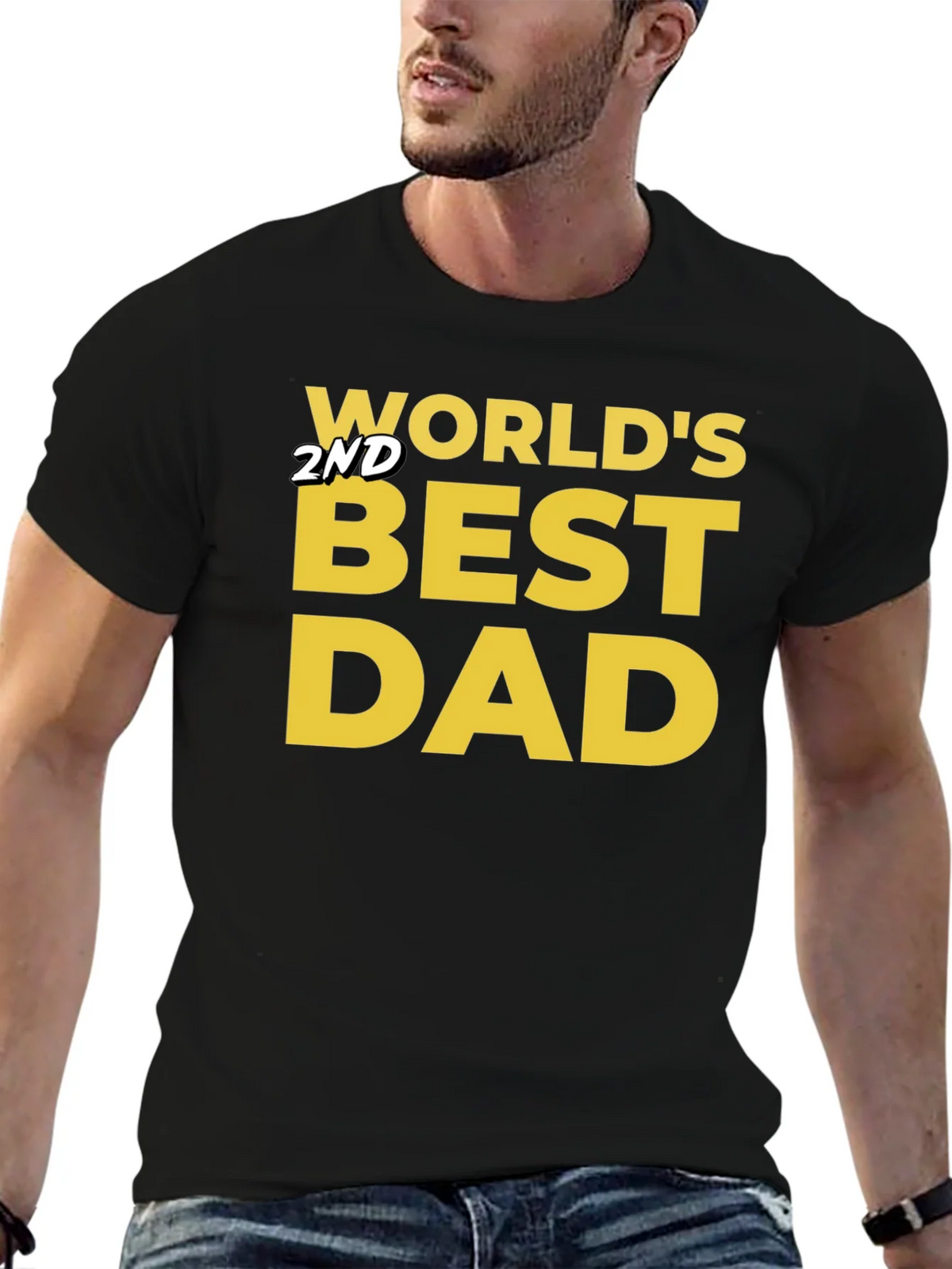 Worlds 2nd Best Dad T-Shirt product image 6