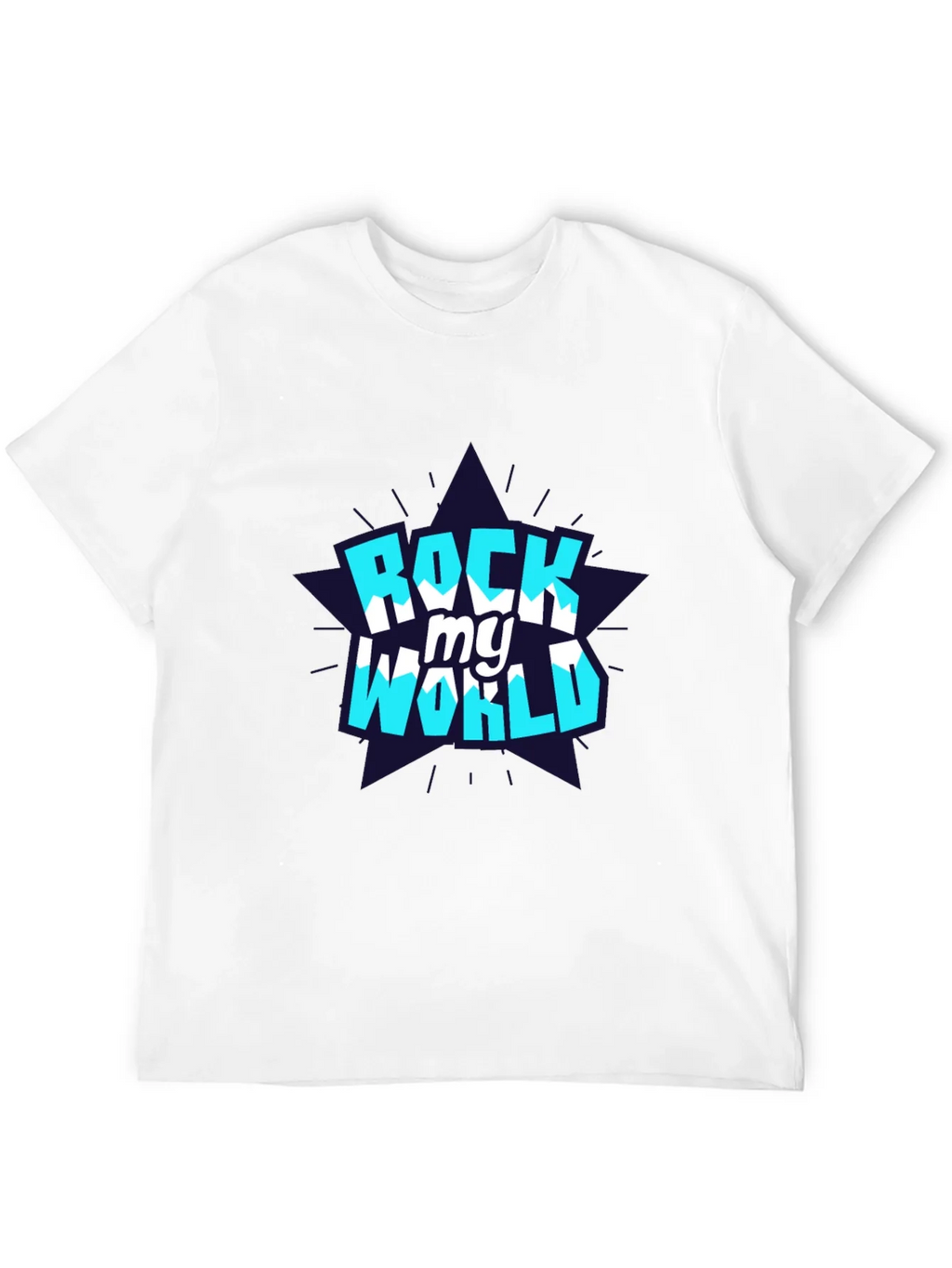 Rock My World Graphic Tee - Stylish Black Cotton T-Shirt product image 11