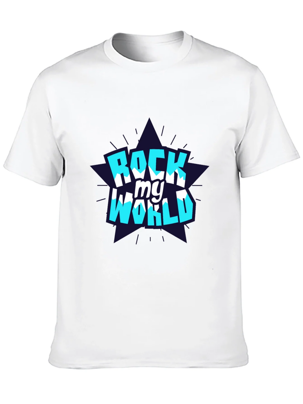 Rock My World Graphic Tee - Stylish Black Cotton T-Shirt product image 9