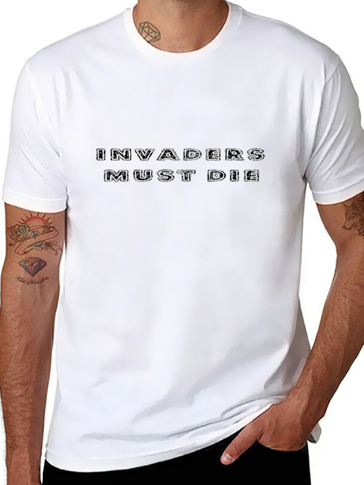 Invaders Must Die Black T-Shirt product image 7