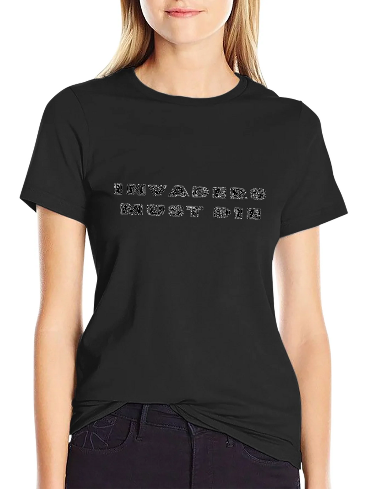 Invaders Must Die Black T-Shirt product image 2
