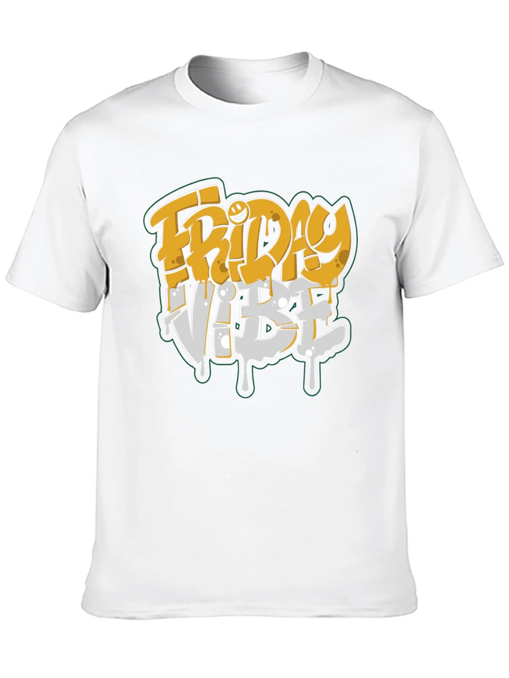 Friday Vibe Graphic Tee - Black Short Sleeve T-Shirt product image 9