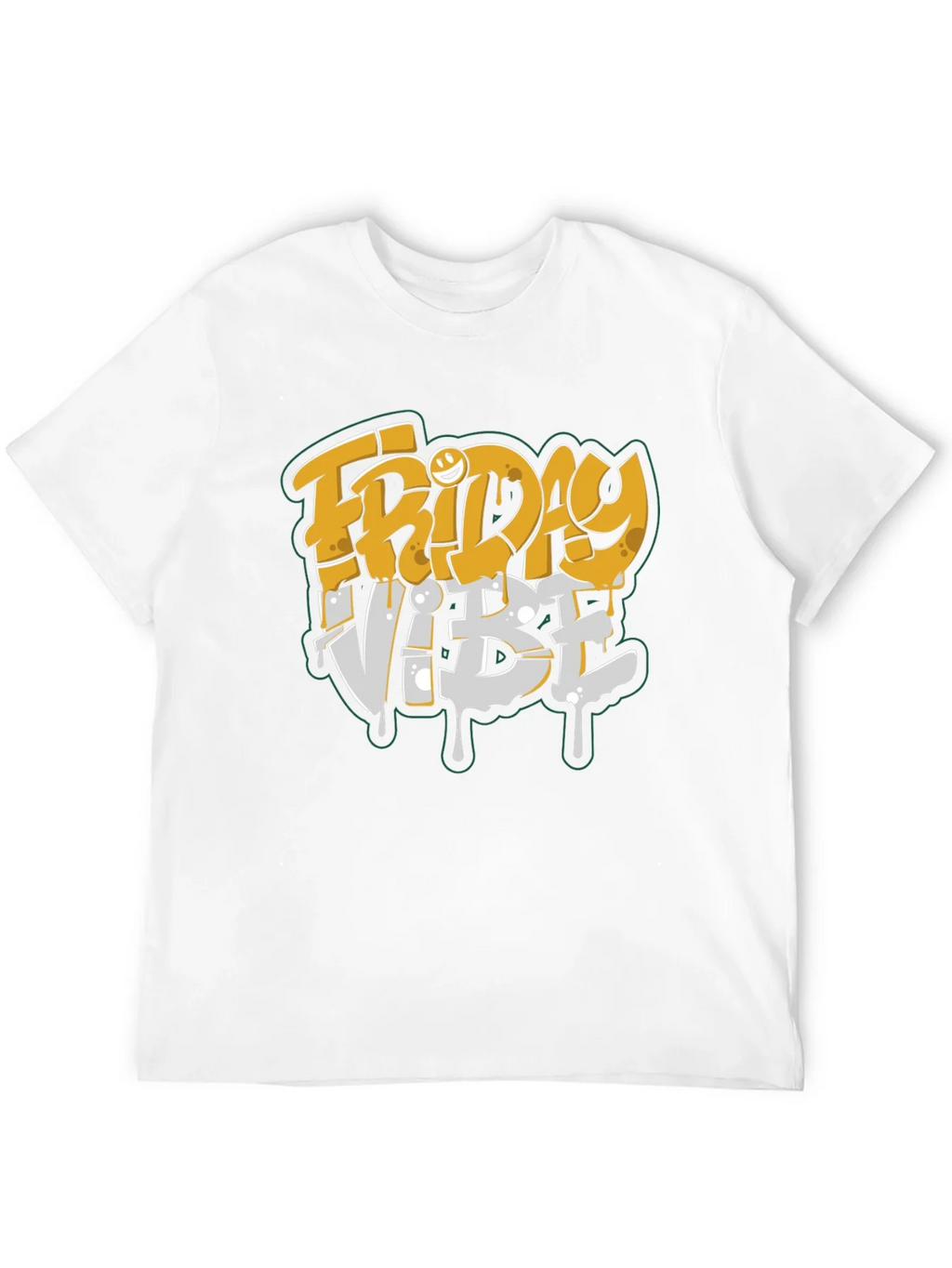 Friday Vibe Graphic Tee - Black Short Sleeve T-Shirt product image 11