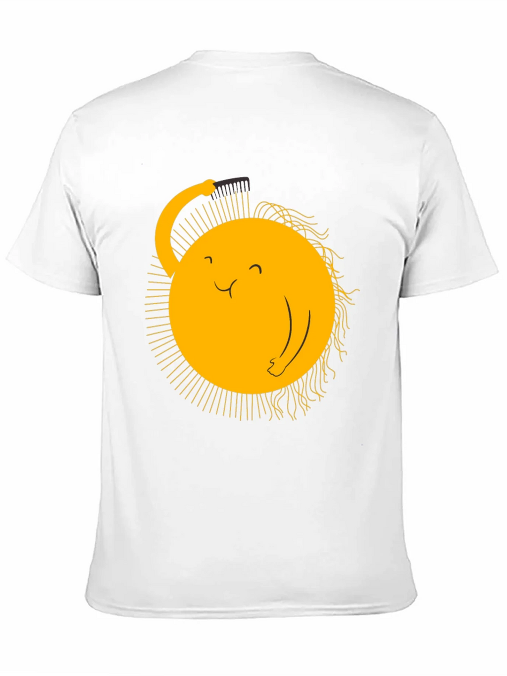 Funny Sun Combing Hair Graphic Tee product image 10