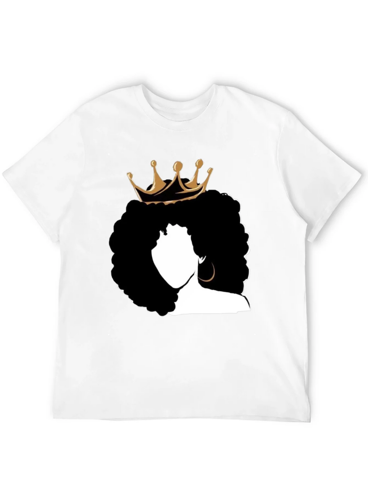 Queen Afro T-Shirt - Black Graphic Tee product image 11