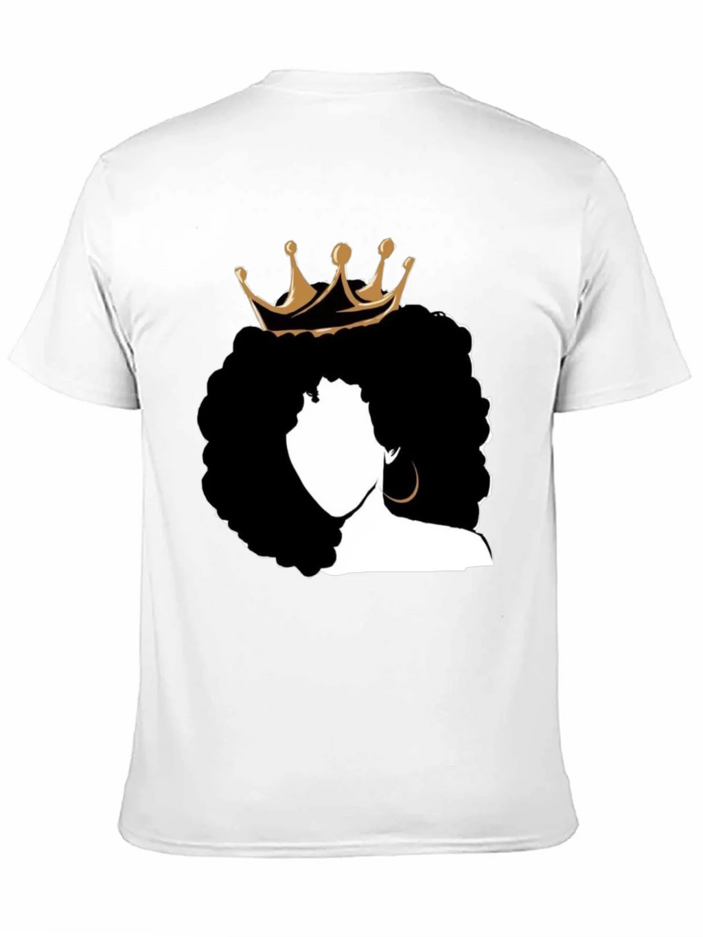 Queen Afro T-Shirt - Black Graphic Tee product image 10