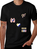 Pride Graphic Tee - Black Cotton Blend product image 1