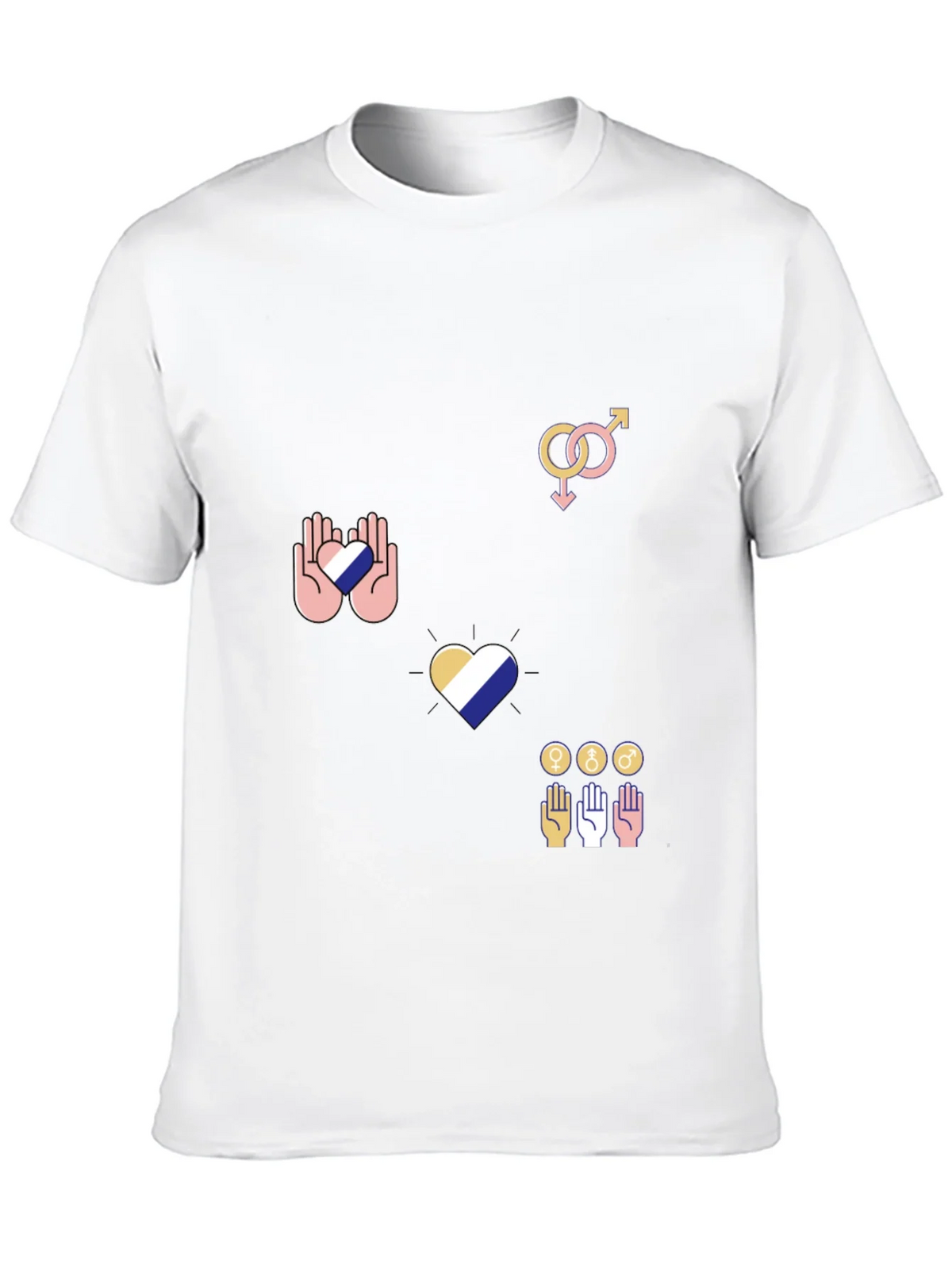 Pride Graphic Tee - Black Cotton Blend product image 9