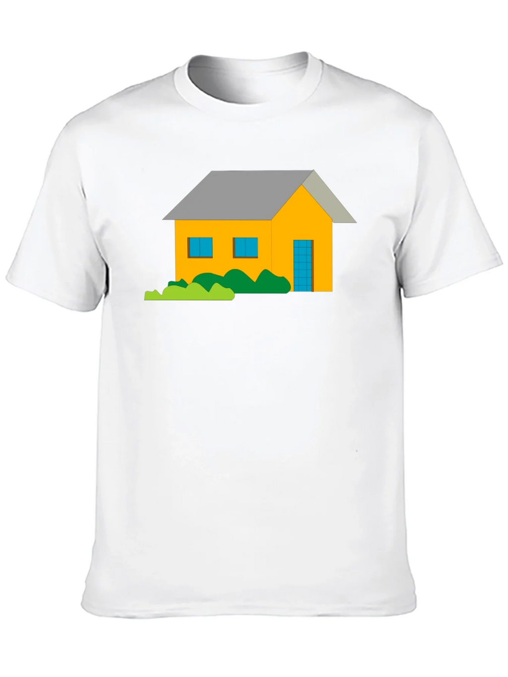 Cartoon House Graphic Tee - Black product image 9