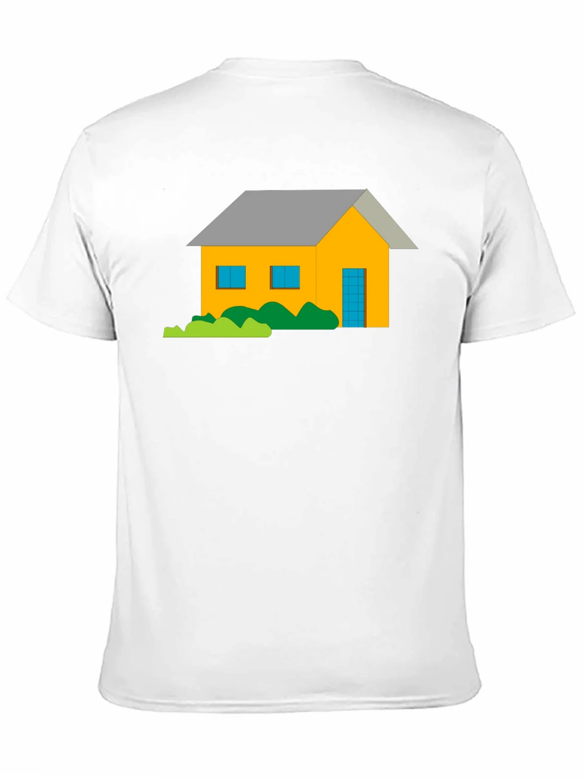 Cartoon House Graphic Tee - Black product image 10