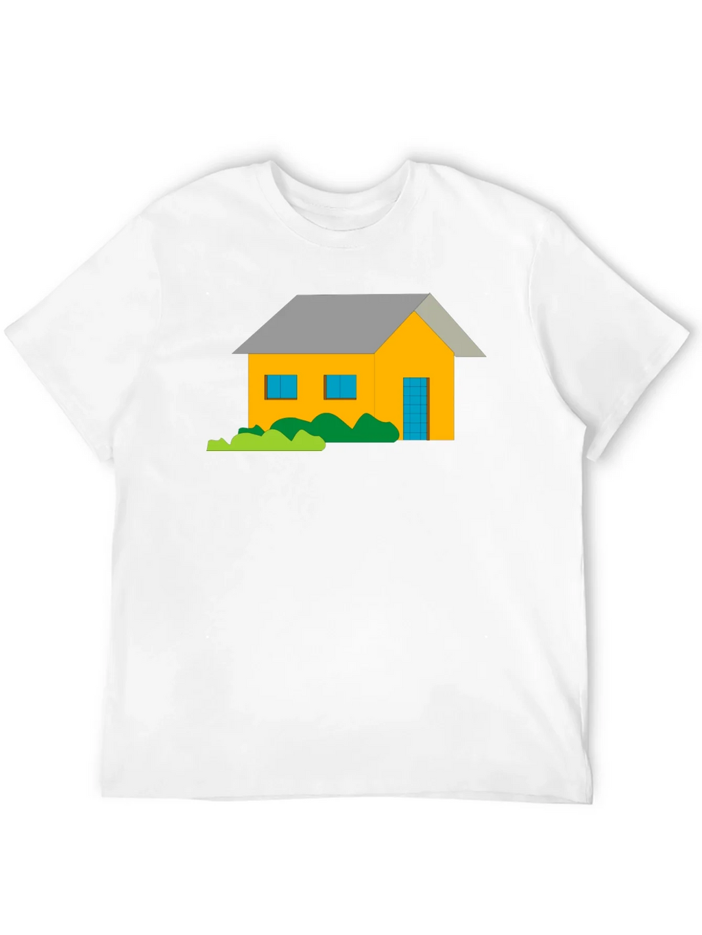 Cartoon House Graphic Tee - Black product image 11