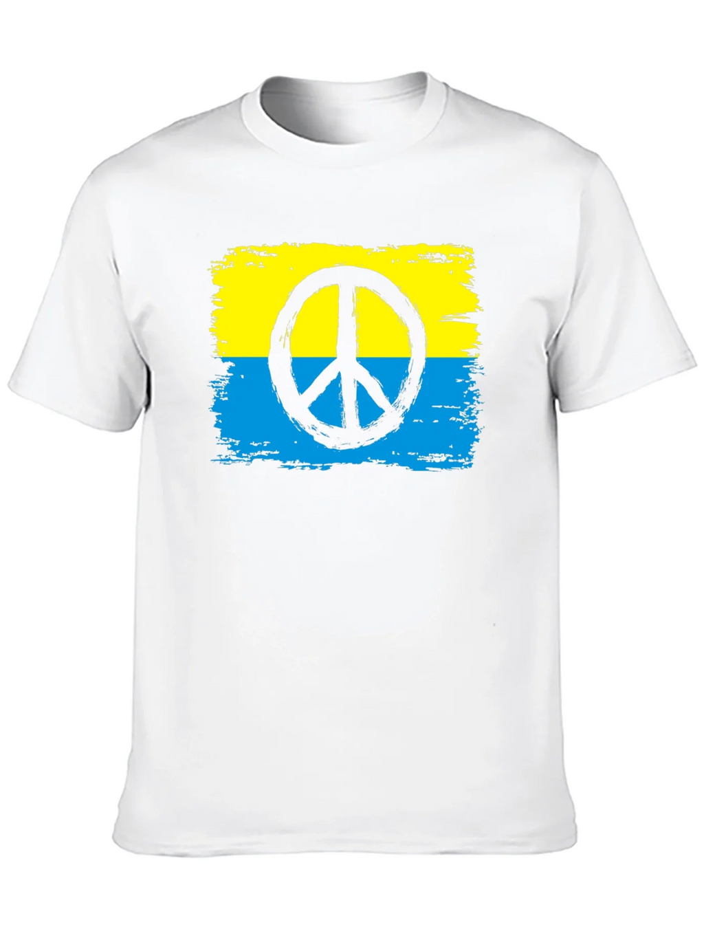 Ukraine Peace Sign T-Shirt - Black product image 9