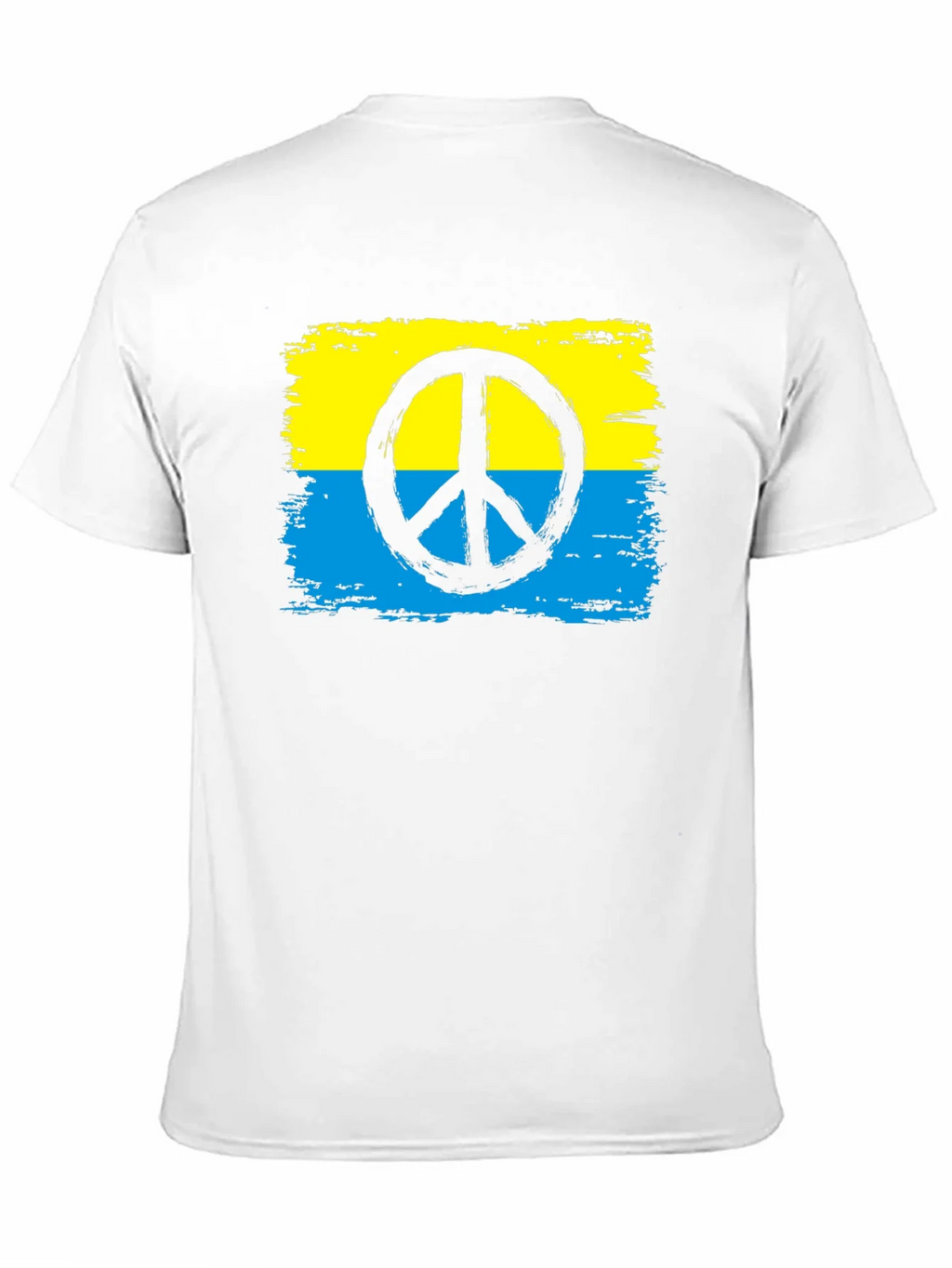 Ukraine Peace Sign T-Shirt - Black product image 10