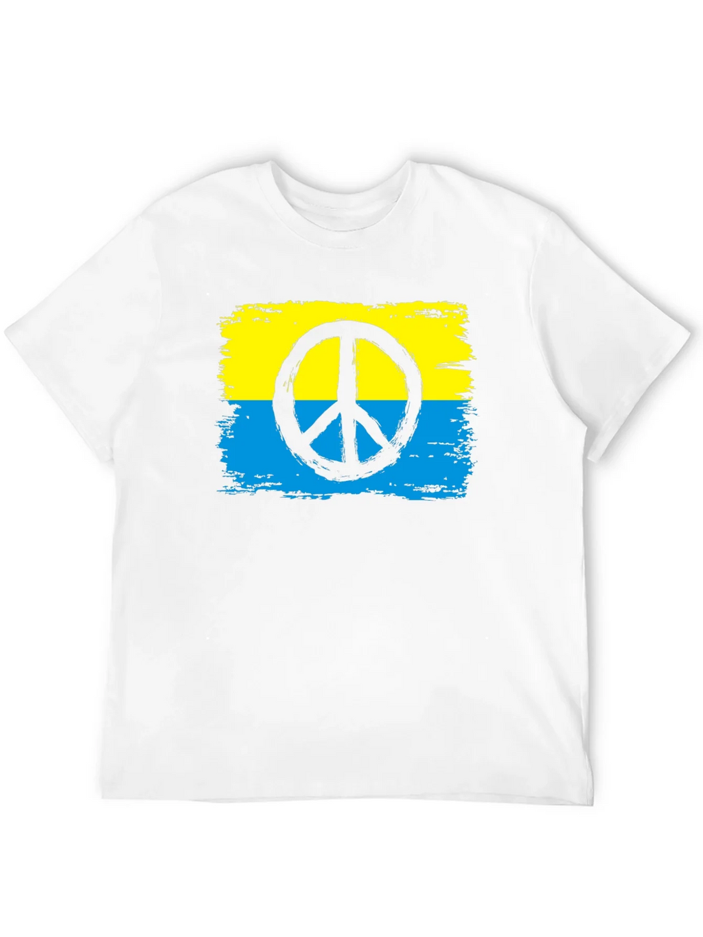 Ukraine Peace Sign T-Shirt - Black product image 11