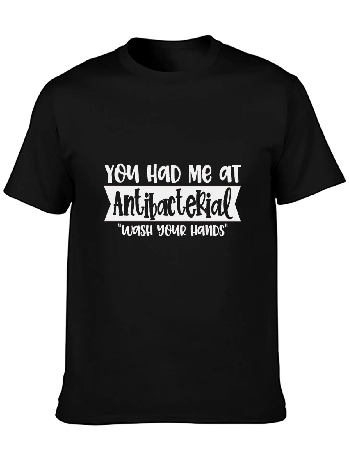 Antibacterial Wash Your Hands Graphic Tee product image 3