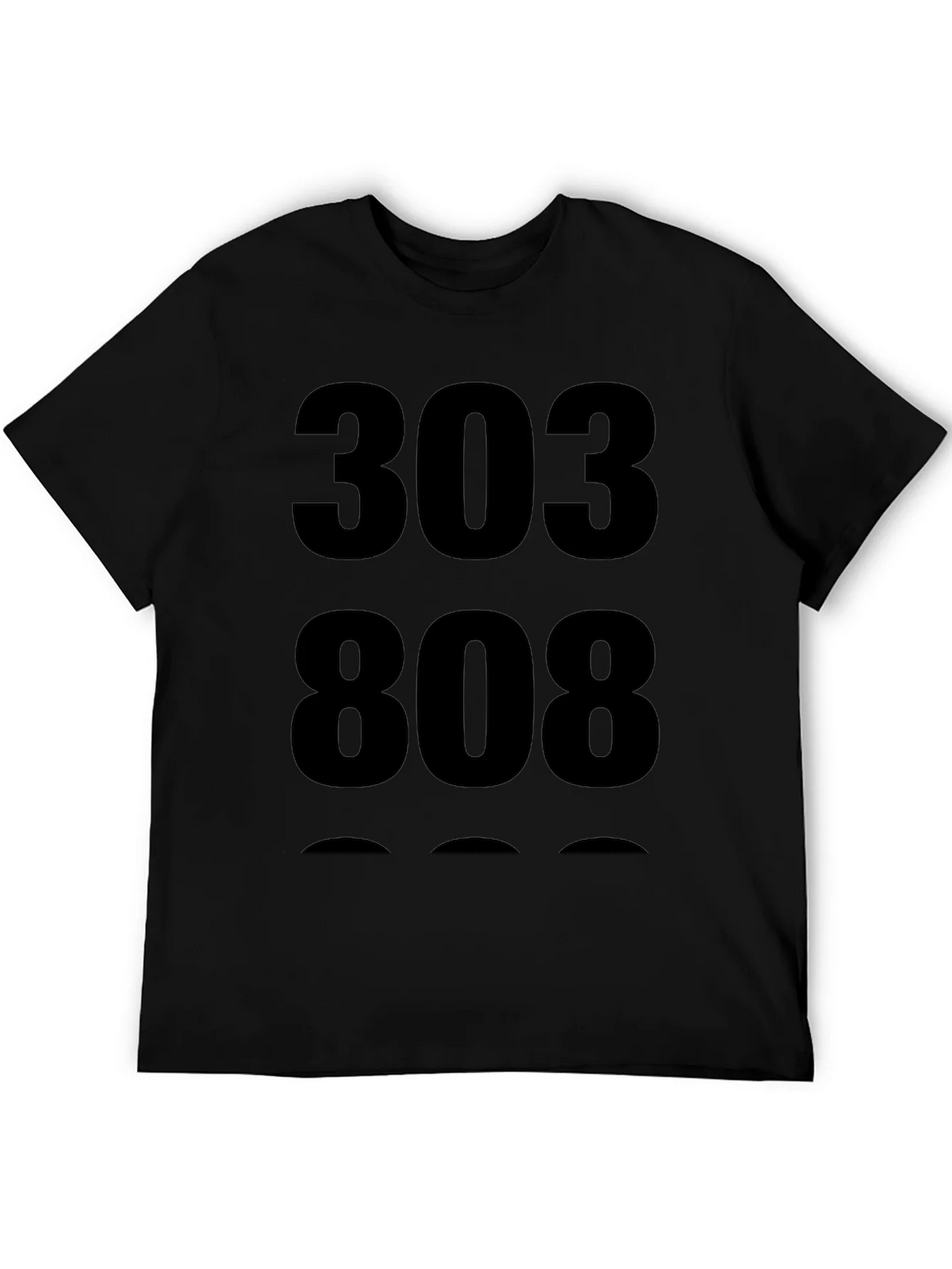 303 808 Black Graphic Tee - Music Producer Shirt product image 5