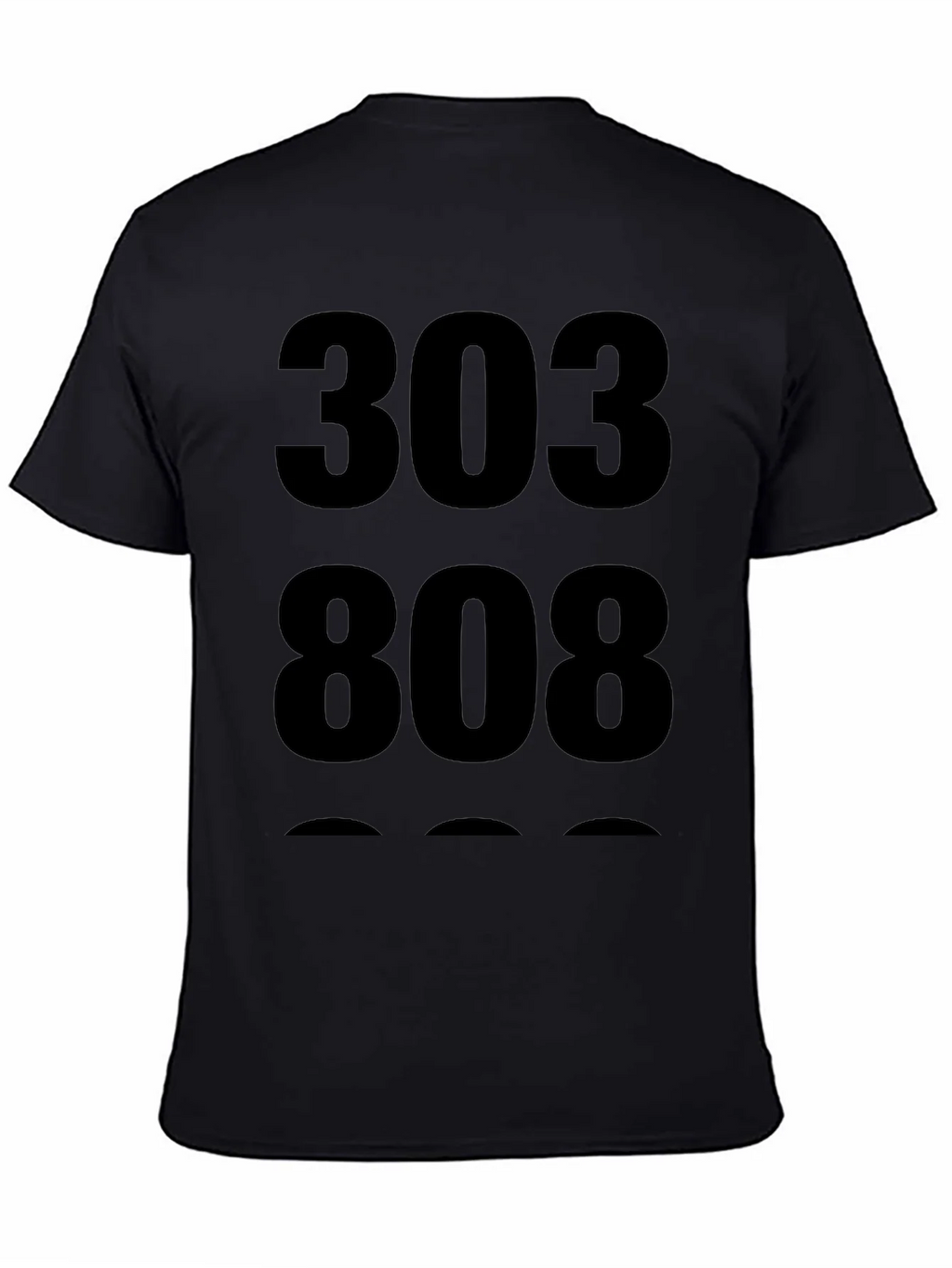 303 808 Black Graphic Tee - Music Producer Shirt product image 4