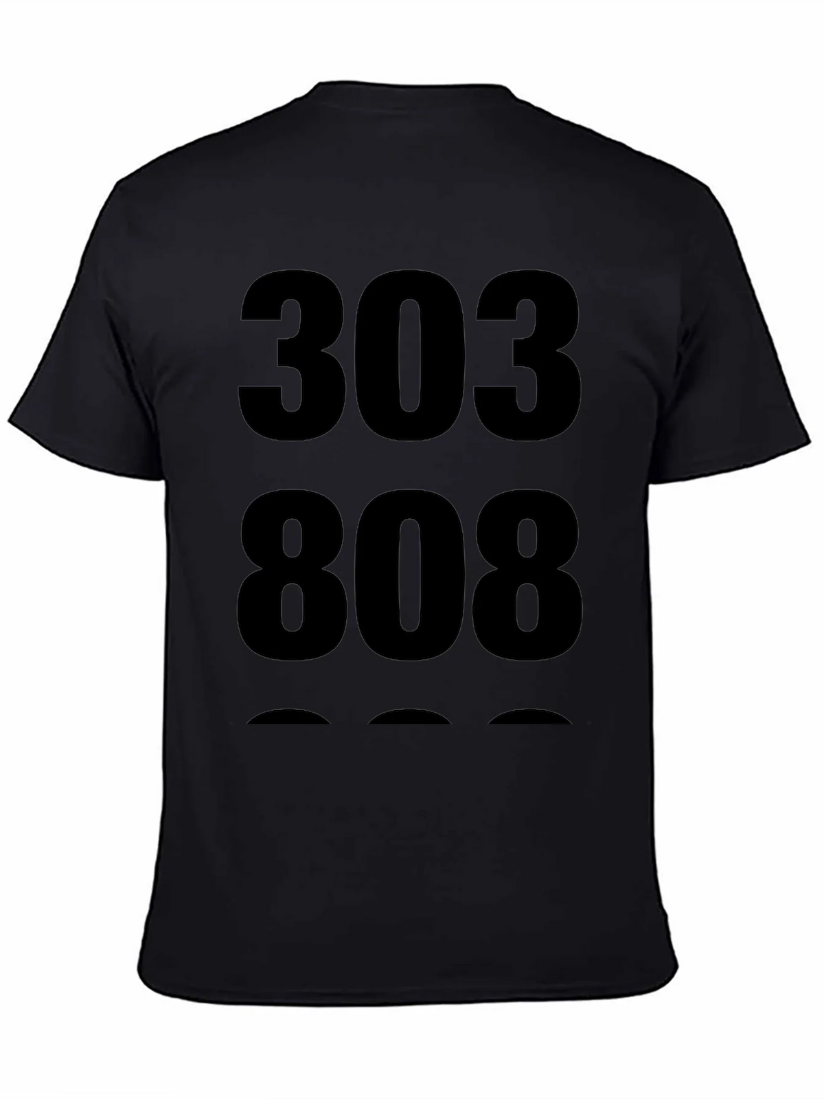 303 808 Black Graphic Tee - Music Producer Shirt product image 4