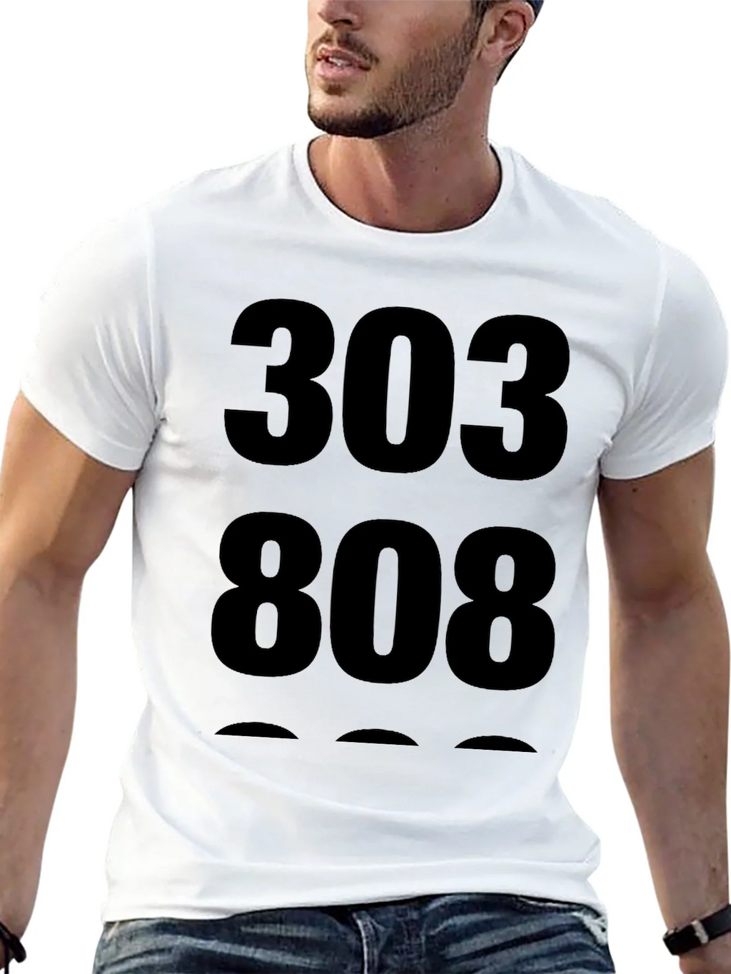 303 808 Black Graphic Tee - Music Producer Shirt product image 12