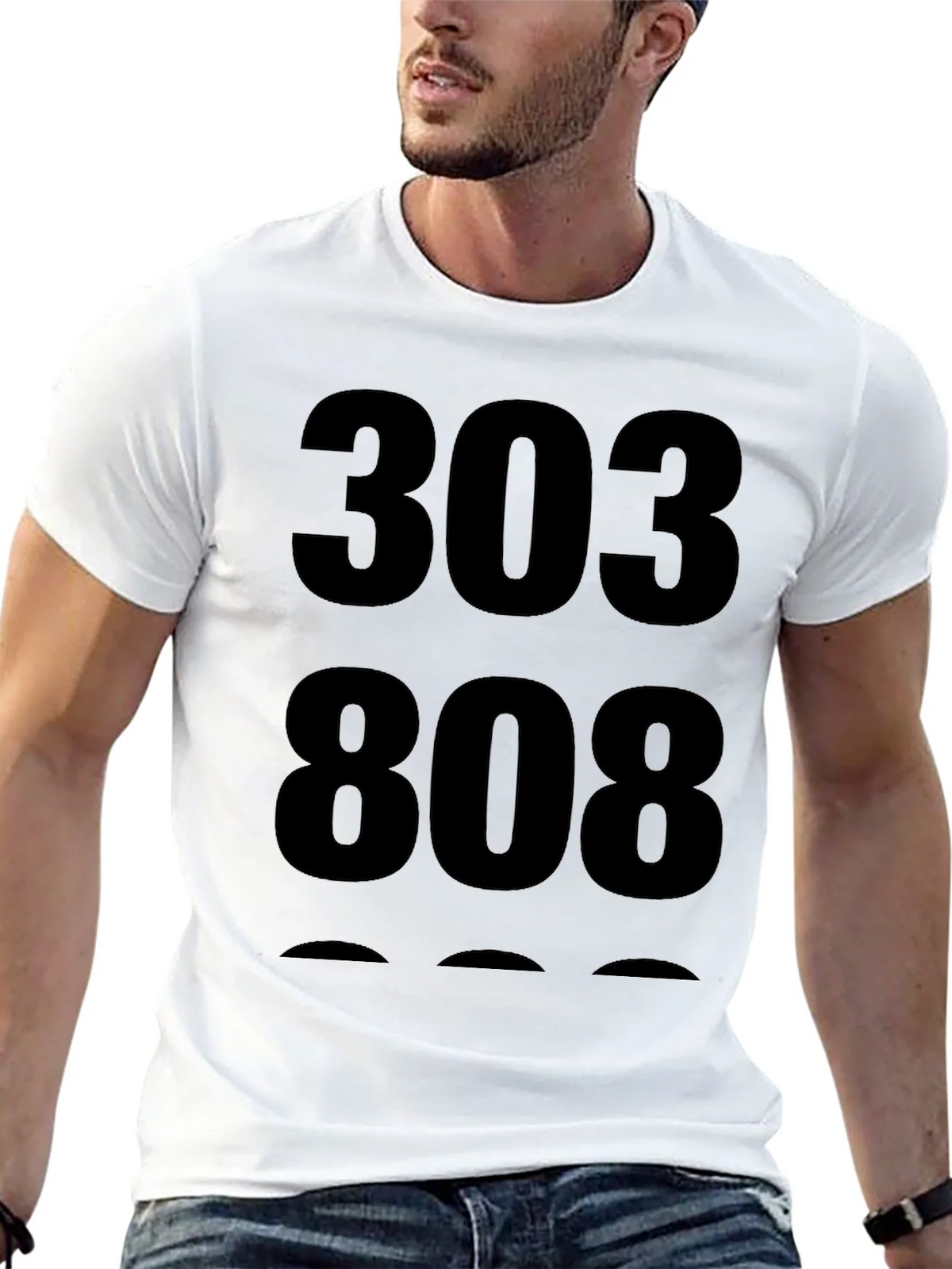 303 808 Black Graphic Tee - Music Producer Shirt product image 12
