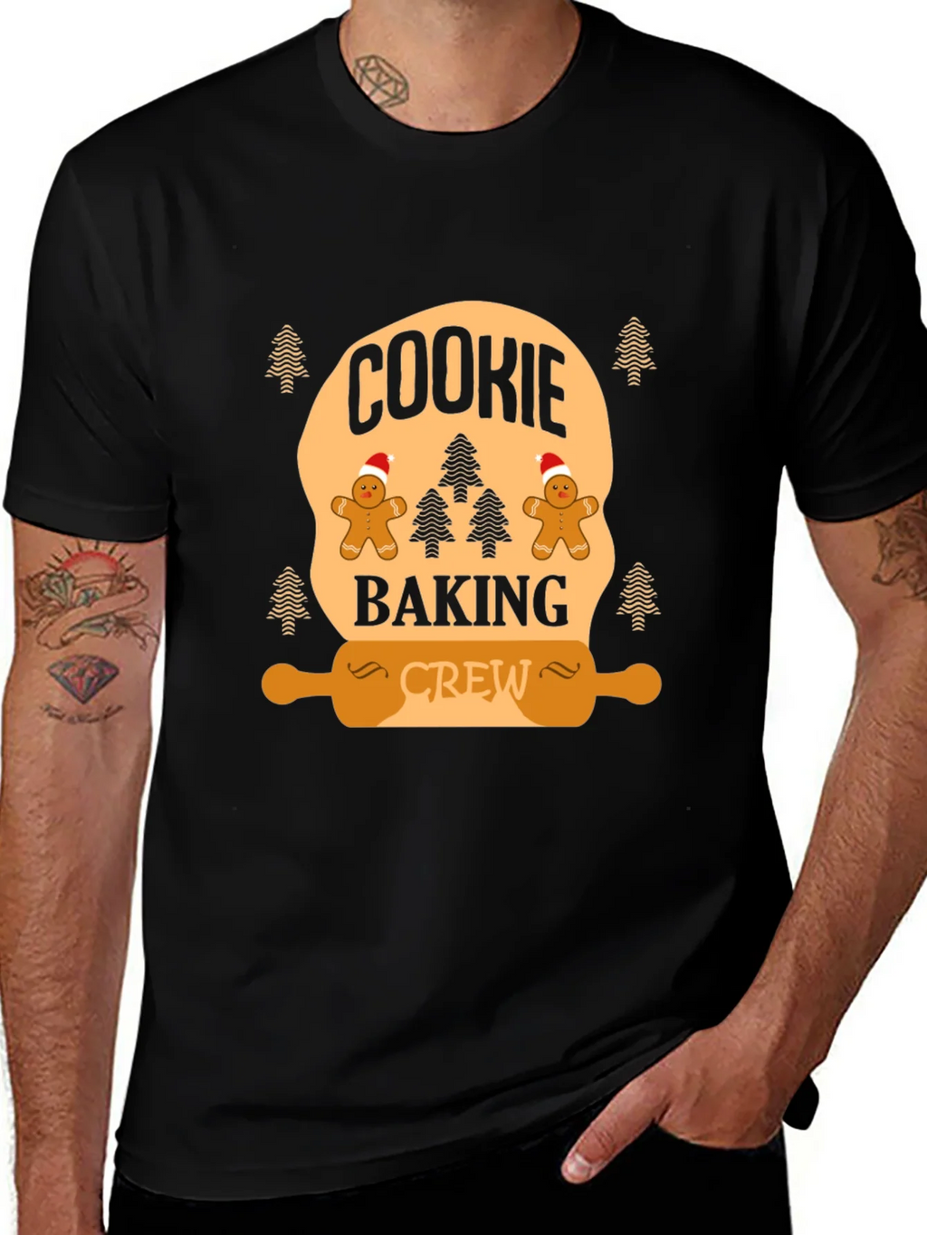 Cookie Baking Crew Black T-Shirt product image 1