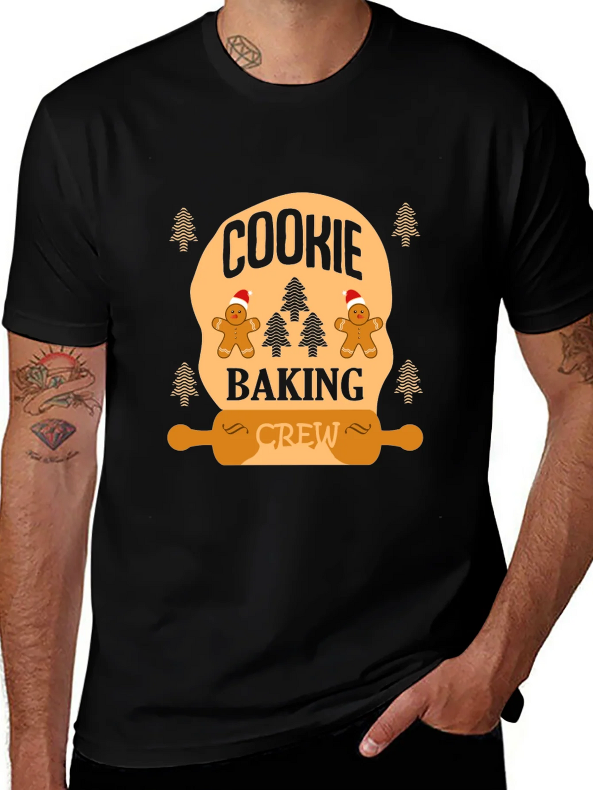 Cookie Baking Crew Black T-Shirt product image 1