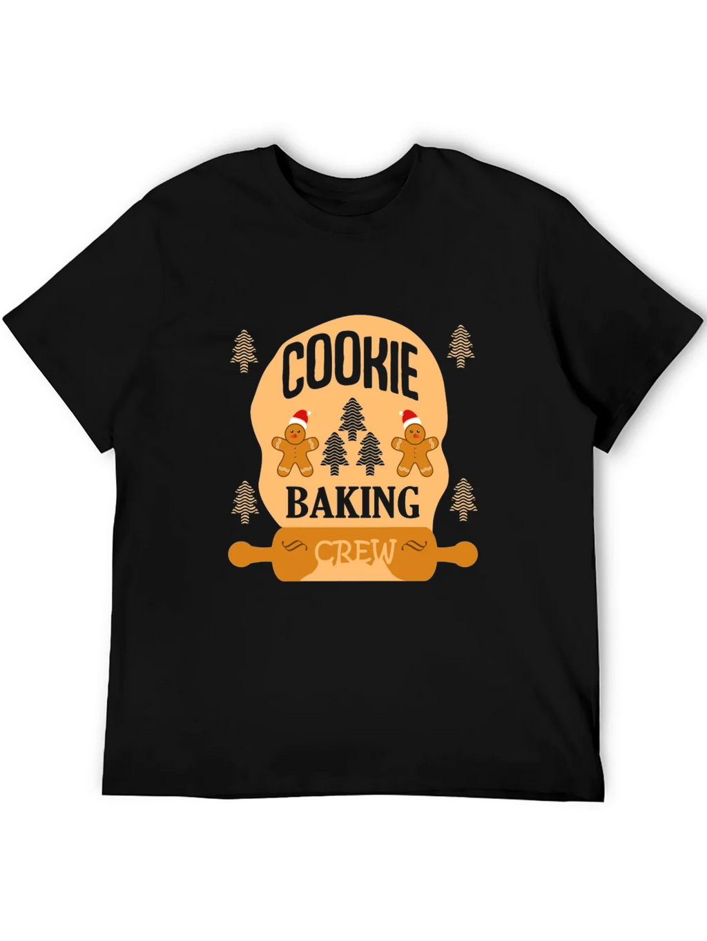 Cookie Baking Crew Black T-Shirt product image 5