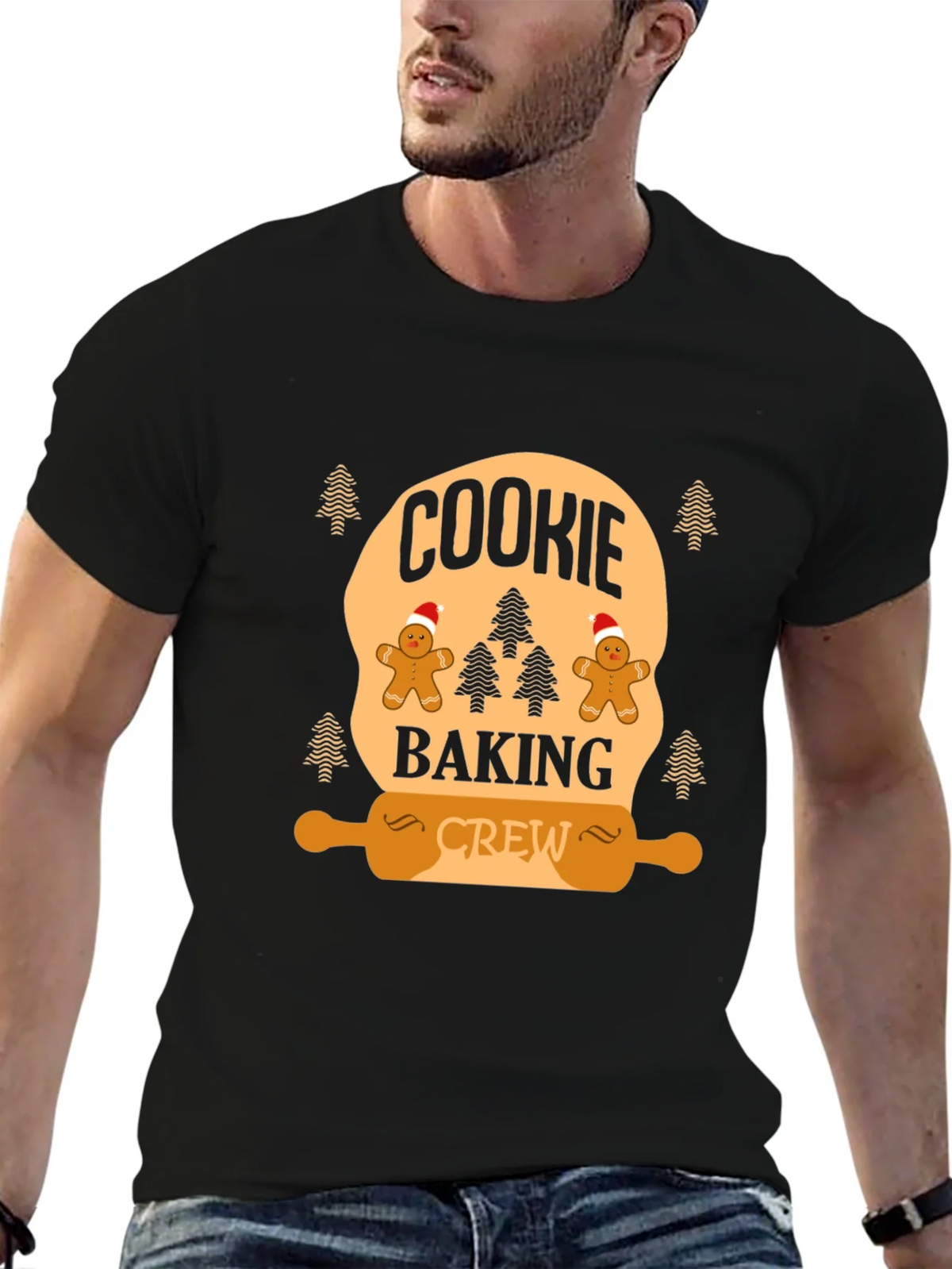 Cookie Baking Crew Black T-Shirt product image 6