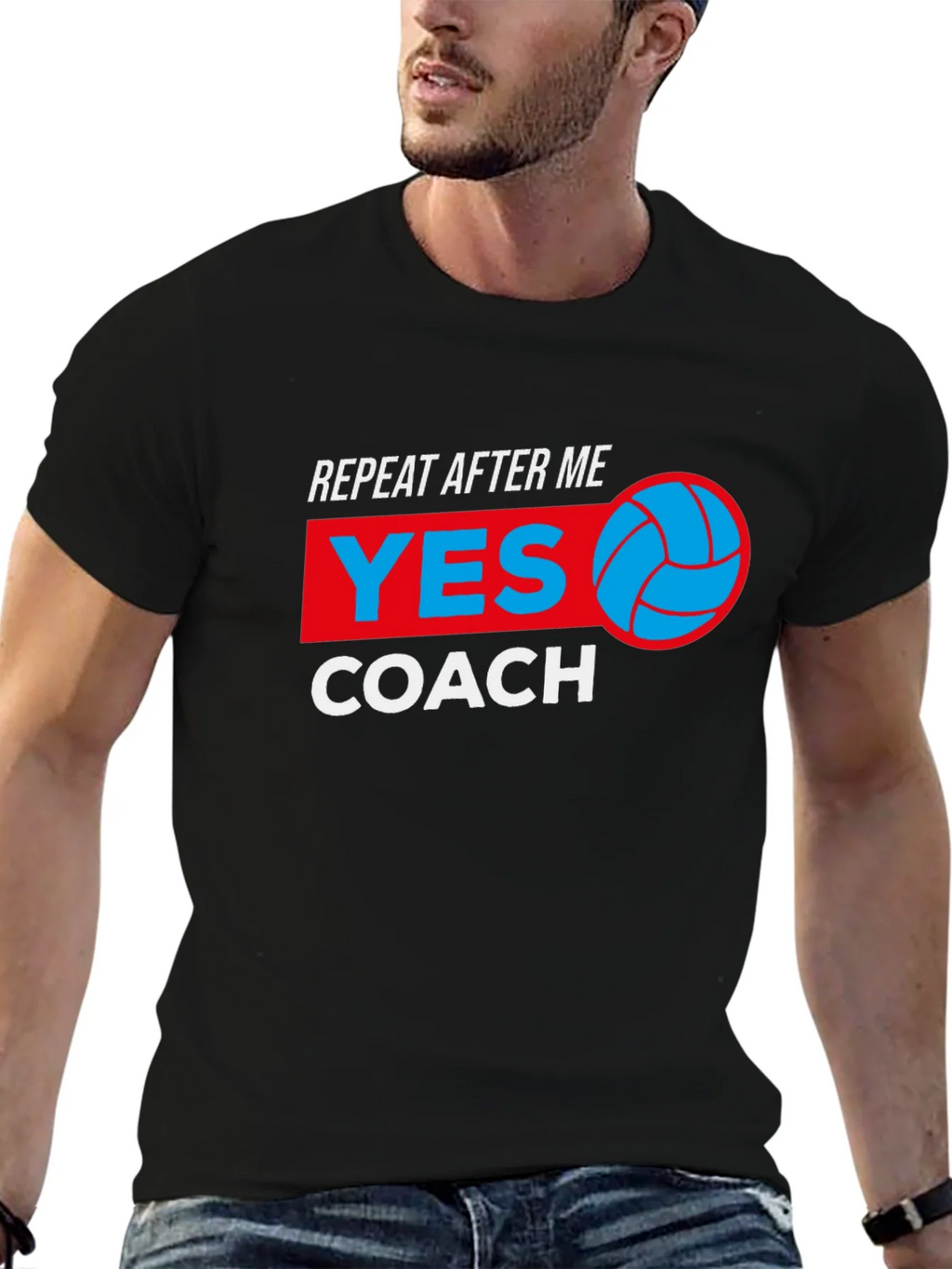 Volleyball Coach Graphic Tee product image 6