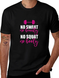 No Sweat No Beauty Gym T-Shirt product image 1