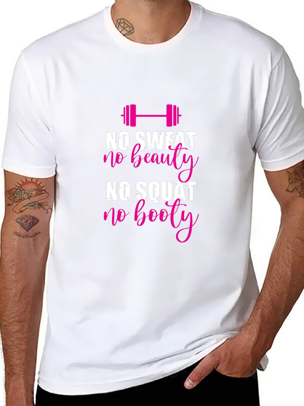 No Sweat No Beauty Gym T-Shirt product image 7