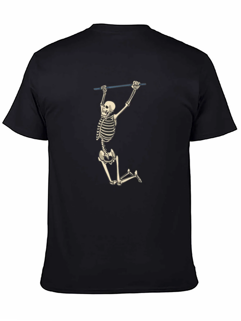 Skeleton Pull-Up Graphic Tee - Halloween Fun! product image 4