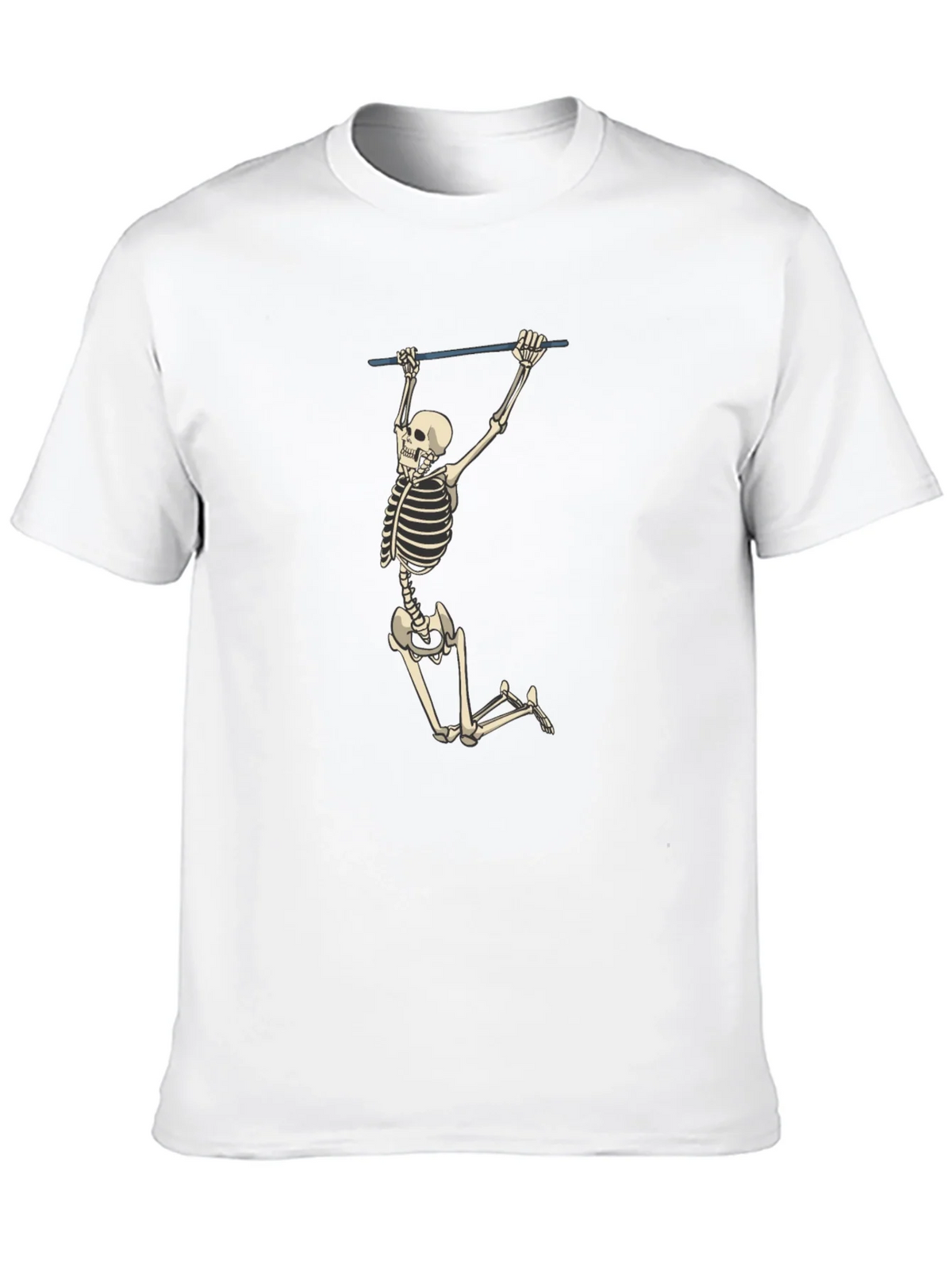 Skeleton Pull-Up Graphic Tee - Halloween Fun! product image 9