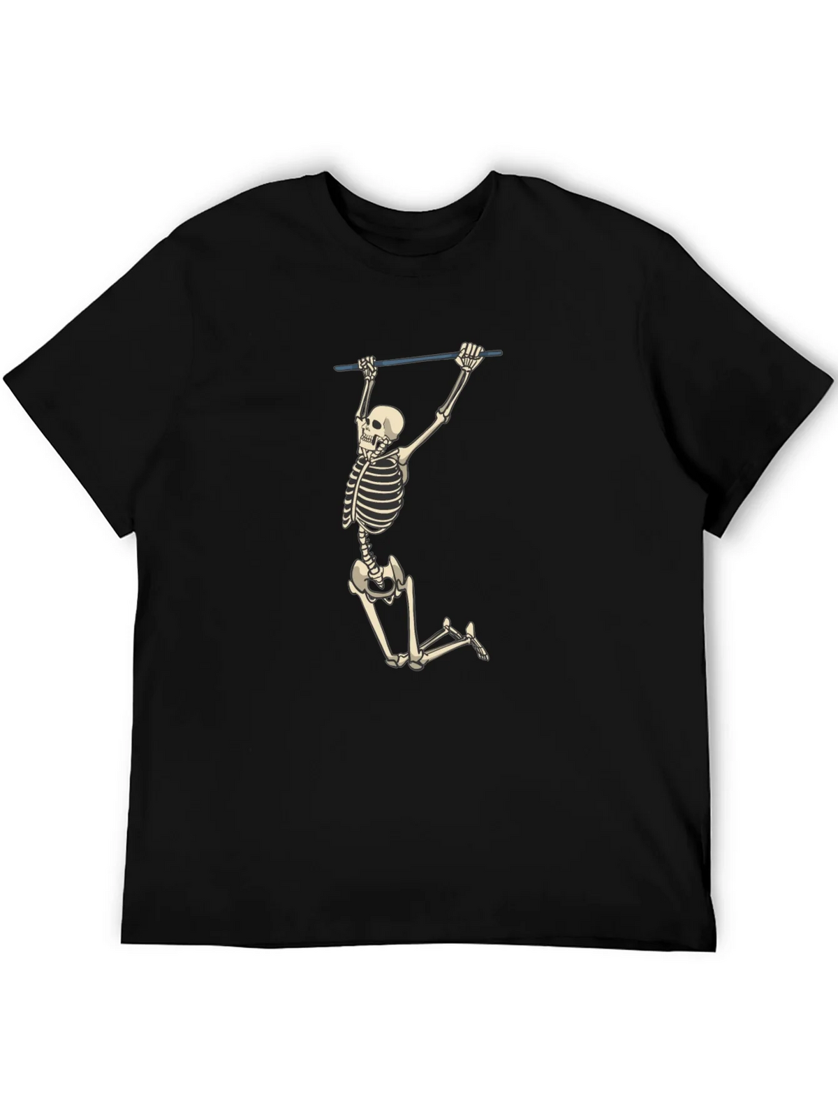 Skeleton Pull-Up Graphic Tee - Halloween Fun! product image 5