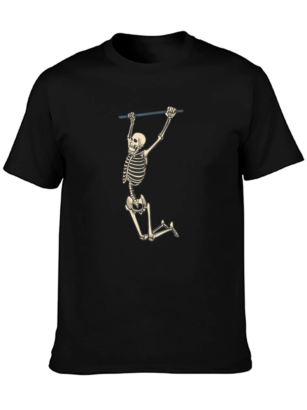 Skeleton Pull-Up Graphic Tee - Halloween Fun! product image 3