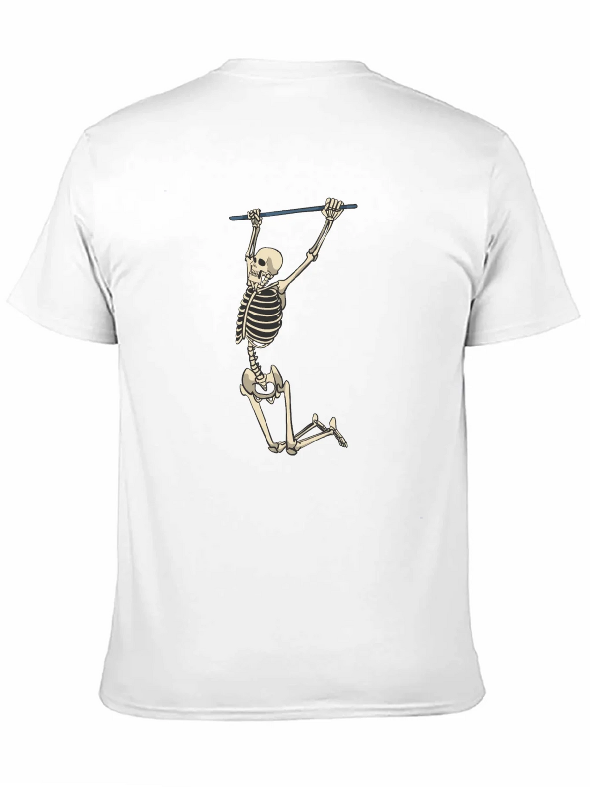 Skeleton Pull-Up Graphic Tee - Halloween Fun! product image 10