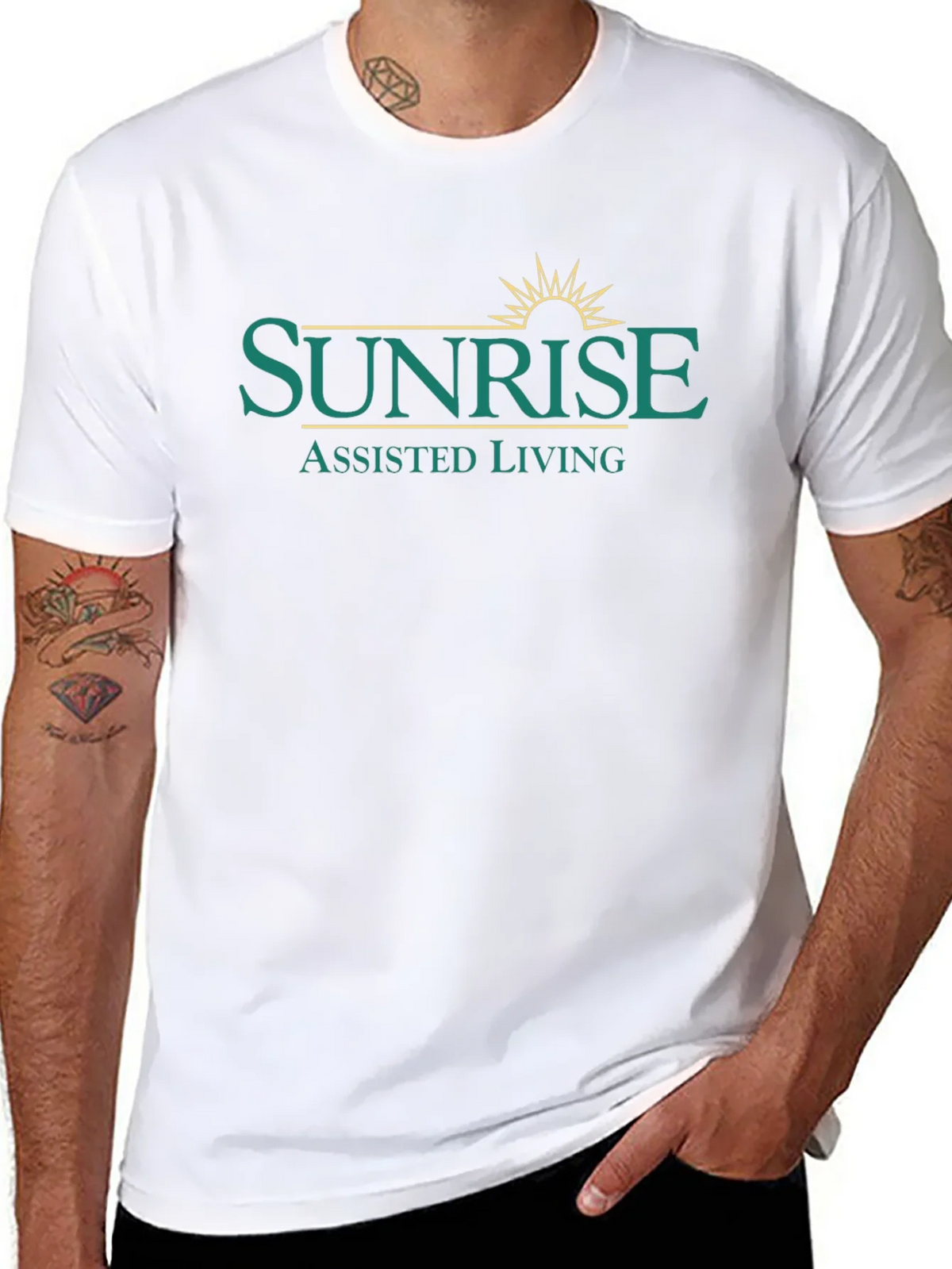 Sunrise Assisted Living Black T-Shirt product image 7