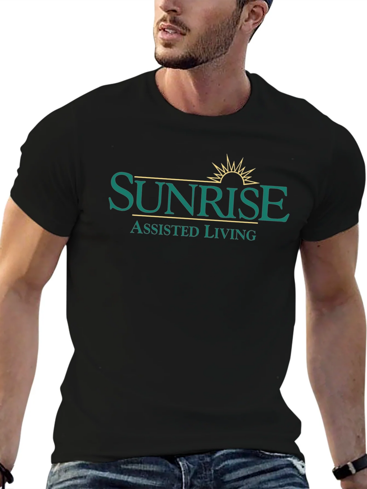 Sunrise Assisted Living Black T-Shirt product image 6