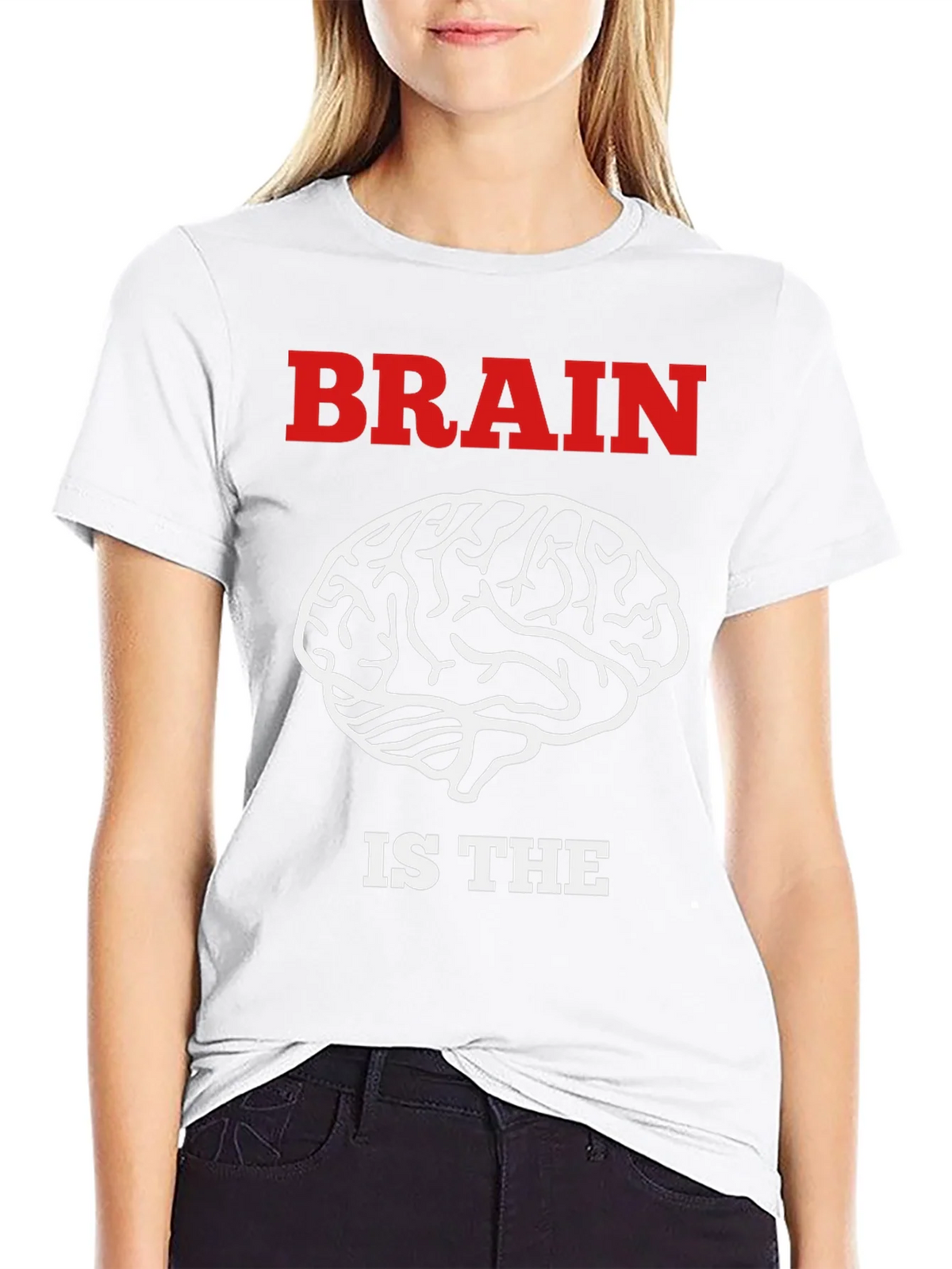 Brain Is The Muscle T-Shirt - Funny Smart Design product image 8