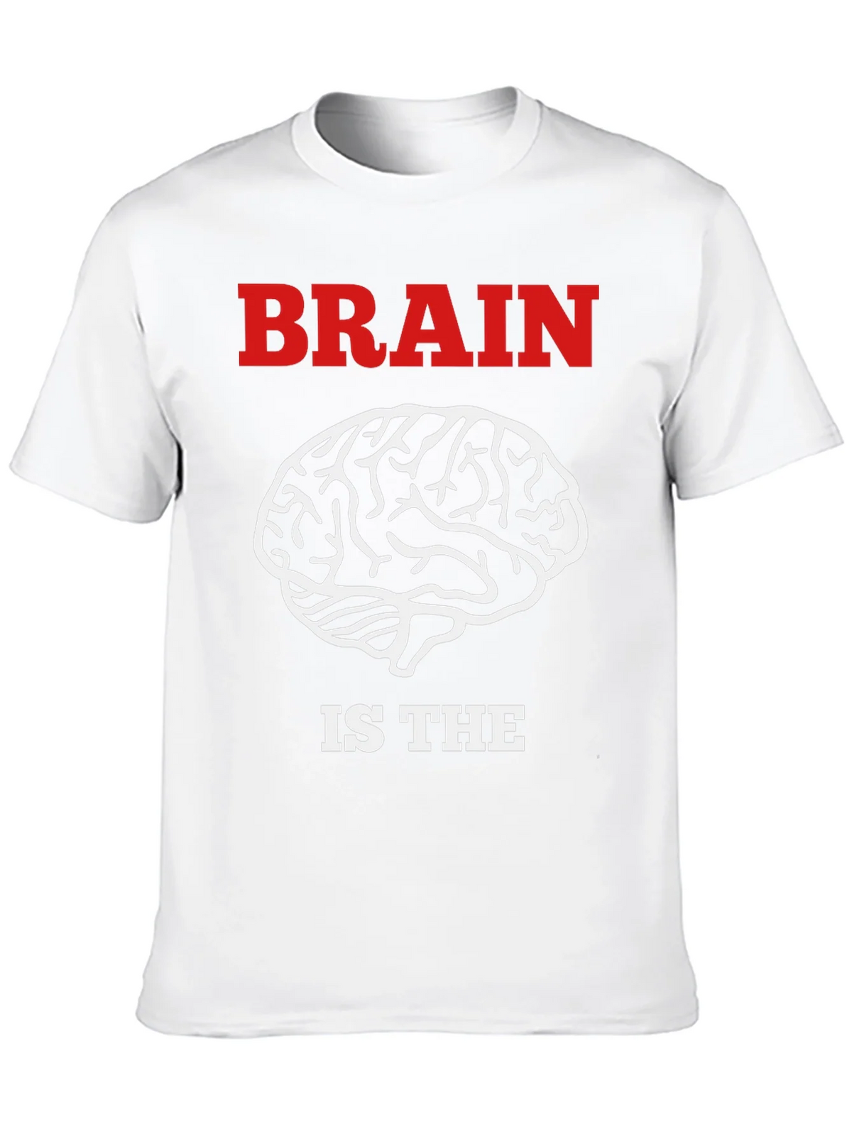Brain Is The Muscle T-Shirt - Funny Smart Design product image 9